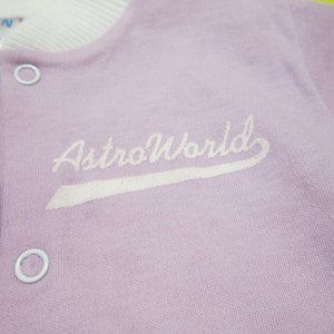 VINTAGE 1980's Astroworld Infant Snap Front Shirt Baby Size 12 Months